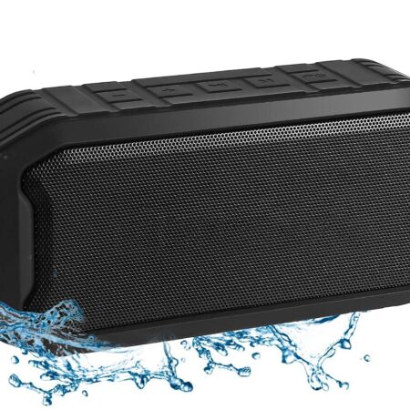 Límite-MX Bocina Bluetooth 5.0 Portátil, Duales Altavoces Bluetooth Portátil con Sonido Estéreo HD, IPX7 Impermeable, Compatible con iPhone, Android